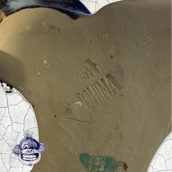 Vintage Chinese Dynasty God of Longevity w Boy Tong Zi Figurine Porcelain Mudman - Picture 12 of 16